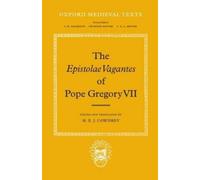 Gregory VII, Pope The Epistolae Vagantes of Pope Gregory VII (Copertina rigida)