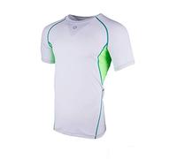 Gregster T-Shirt a Compressione Uomo, Maniche Lunghe con Foro per Il Pollice, Bianca, M
