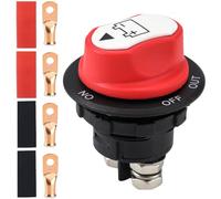 Greluma 1 PC Interruttore staccabatteria per auto da 100A, interruttore isolatore principale per batteria 12V-24V, interruttori ON-OFF per batteria per barche marine, caravan, veicoli, moto, autobus