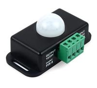 Greluma 1 pezzo Interruttore del sensore di movimento 12V/24V, controller dell'interruttore LED del sensore PIR per strisce LED flessibili luce
