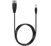 Greluma 1 Pz Cavo MIDI Din a 5 pin da 1,5 m, adattatore audio da maschio stereo TRS da 3,5 mm (1/8") a maschio Din a 5 pin per sistemi stereo quadrupli
