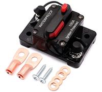 Greluma 100A Interruttore automatico con ripristino manuale per motori marini da traina per auto Barche ATV Protezione dell'alimentazione per fusibile del sistema audio, 12-48 V DC, impermeabile