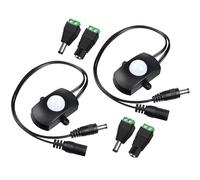 Greluma 2 PC Interruttore del sensore di movimento mini PIR, DC 5-24V 2A Interruttore del sensore di occupazione per LED strip light
