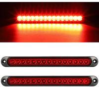 Greluma 2 Pz 12-24V 15 Barra LED fanale posteriore del freno del rimorchio, di arresto impermeabili, Luci di marcia, di identificazione per camion fuoristrada Pick-up Car RV UTV ATV