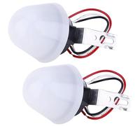 Greluma 2 Pz Fotointerruttore AC 220 V 10 A, interruttore sensore fotocellula 85-265 V, interruttore sensore illuminazione stradale regolabile on/off automatico, interruttore sensore fotocontrollo