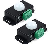 Greluma 2 Pz Interruttore sensore di movimento, controller interruttore LED sensore PIR 12V/24V per strisce LED flessibili