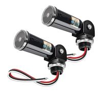 Greluma 2 Pz Interruttore sensore fotocellula dal tramonto all'alba, interruttore fotoelettrico, fotocellula impermeabile IP65 per luci esterne Ingresso 110 V, 120 V, 220 V, 240 V