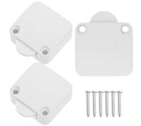 Greluma 3 interruttori per lampada per armadietto, interruttore tattile, 250 V 2 A, interruttore di contatto per porta normalmente chiusa, per interruttore di mobili, LED