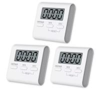 Greluma 3 Pz Timer digitale, timer per la classe per bambini, timer da cucina per cucinare, studiare, fare esercizi, cuocere al forno (batteria non inclusa)