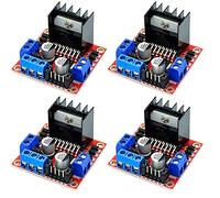 Greluma 4 pezzi L298N Modulo scheda controller azionamento motore Dual H Bridge DC Stepper per Arduino