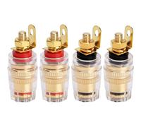 Greluma 4 Pz Spina a banana da 4 mm Connettore per presa di corrente per termina
