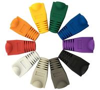 Greluma 60 Pz RJ45 CAT5 CAT5E CAT6 CAT6E Ethernet Network Cable Relief Boots, Ethernet Cable Connector Plug Cover-10 colori