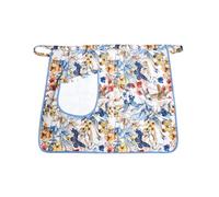 Grembiule a vita da ricamare PRIMAVERA cm.56x75 Made in Italy (REINA AZUL)