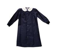 Grembiule Ambrosino Blu Scuola Bambina Irma Blu Scuro Originale misto cotone