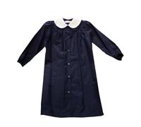 Grembiule Ambrosino Blu Scuola Bambina Irma Blu Scuro Originale misto cotone