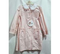 Grembiule Asilo Bambina 4 anni 104 cm tg.55 Rosa Righe 41GR1230 Brillantini Giro