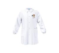 Grembiule asilo bambino Siggi Happy School 33GR4188 Bianco