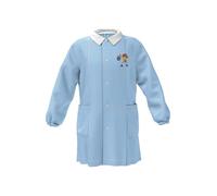 Grembiule asilo bambino Siggi Happy School 33GR4188 Quadri Bianco/Azzurro