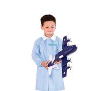 Grembiule asilo bimbo bimba personalizzato nome grembiulino quadretti azzurro grembiule scuola materna bambina grembiule asilo nido Made in Italy (Azzurro personalizzato, 5 anni)