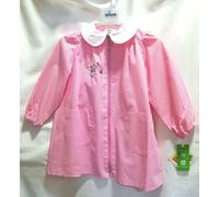 Grembiule Asilo Cerniera Siggi 3 Anni Zip 98 cm tg.50 Pecora Bambina Rosa Quadre