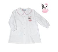 Grembiule asilo da bambina Andy&Gio' 90288 Bianco