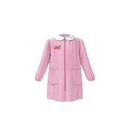 Grembiule asilo da bambina Siggi rosa con zip