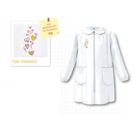 Grembiule asilo femmina zip 33GR4031-BNC Siggi