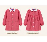 Grembiule Asilo Materna Bimbo Bimba Quadretti Vari Colori 2-6 anni MADE IN ITALY