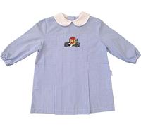 Grembiule asilo nido bimbo siggi (Quadretti celeste, 18 mesi)