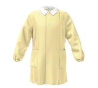 Grembiule asilo - scuola materna tessuto a quadretti (Giallo, 4a-104cm)