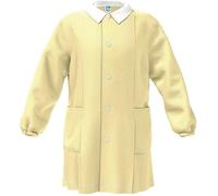 Grembiule asilo - scuola materna tessuto a quadretti (Giallo, 5a-110cm)