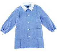 GREMBIULE ASILO SIGGI (4 ANNI - 104 cm, AZZURRO)