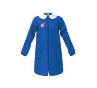 Grembiule Bambina Divisa Scuola Primaria Ricamo Love Bag, Colore Bluette, Chiusura a Cerniera (8 anni - 75-128 cm)