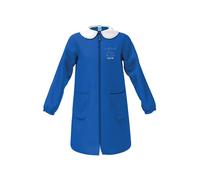 Grembiule bambina elementare con zip e ricamo 33GR4222 SIGGI