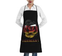 Grembiule Bandiera Tedesca Rosa Della Germania Lavabile In Lavatrice Grembiuli Con 2 Tasche Grembiule Da Cucina Per Pulizia Barbecue Giardinaggio