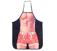 Grembiule Barbecue Uomo, Grembiuli Divertenti di Cottura 3D Grembiule Sexy Divertente Creativi Grembiule da Cucina per Gli Uomini Fidanzato (19 x 9 x 2cm-L'uomo della