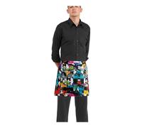 Grembiule Barman Graphic Multicolor in Cotone - Egochef - Cameriere