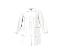 Grembiule Bianco Scuola Elementare Siggi Bambina 6 Anni 116 cm tg.65 45GR3011 Di