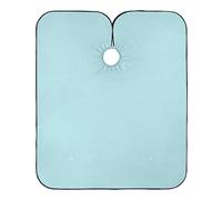 Grembiule blu per capelli in polvere, mantello per capelli, mantelli per shampoo e saloni