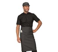 Grembiule Cameriere Dakar Black Jeans Nero 100x70 cm - Isacco - Divisa Barista