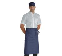 Grembiule Cameriere Dakar Blu Jeans 100x70 cm Isacco ristorante cuoco