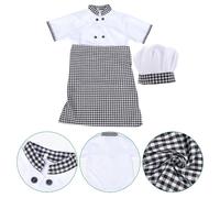 Grembiule Cappello Da Chef Bambini Costume Cuoco Bambino Grembiuli Per