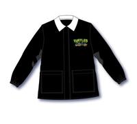 grembiule casacca tartarughe ninja scuola nero elementare 10 anni mis 85 ZIP