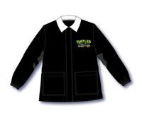 grembiule casacca tartarughe ninja scuola nero elementare 8 anni mia 75 ZIP