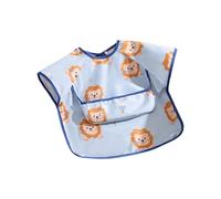 Grembiule Con Bavaglino Per Lo Svezzamento Con Tasca Liquidi Tessuto Morbido E Leggero Grembiule Bambini Facile Pulizia Morbido Bavaglino Allattamento