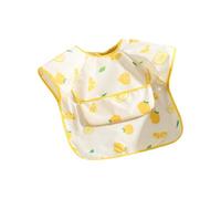 Grembiule Con Bavaglino Per Lo Svezzamento Con Tasca Liquidi Tessuto Morbido E Leggero Grembiule Bambini Facile Pulizia Morbido Bavaglino Allattamento