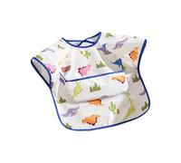 Grembiule Con Bavaglino Per Lo Svezzamento Con Tasca Liquidi Tessuto Morbido E Leggero Grembiule Bambini Facile Pulizia Morbido Bavaglino Allattamento