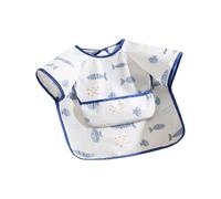 Grembiule Con Bavaglino Per Lo Svezzamento Con Tasca Liquidi Tessuto Morbido E Leggero Grembiule Bambini Facile Pulizia Morbido Bavaglino Allattamento