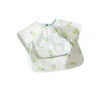 Grembiule Con Bavaglino Per Lo Svezzamento Con Tasca Liquidi Tessuto Morbido E Leggero Grembiule Bambini Facile Pulizia Morbido Bavaglino Allattamento