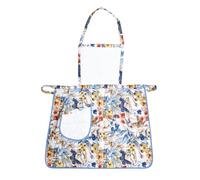 Grembiule con pettorina e tasca da ricamare PRIMAVERA cm.56x75 Made in Italy (REINA AZUL)